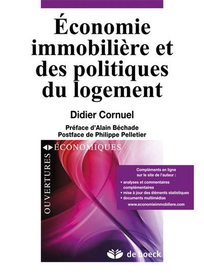 Economie immobilière et des politiques de logement