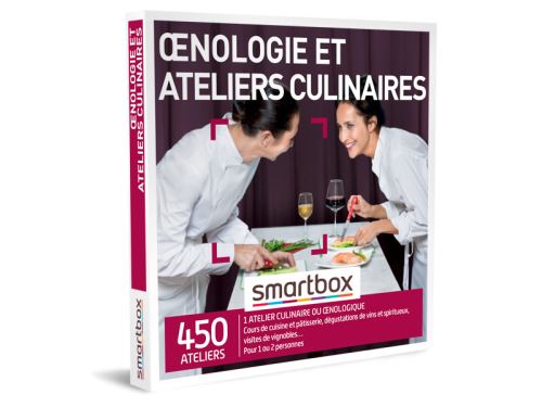 Coffret cadeau Smartbox Oenologie et Gastronomie culinaires