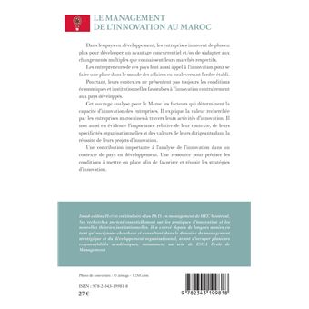 Le management de l'innovation au Maroc