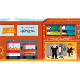 Les pompiers - livre indestructible