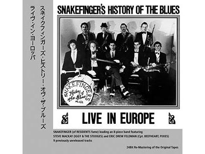Snakefinger's history of the blues live in Europe
