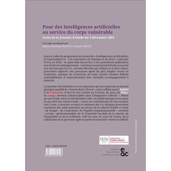 Pour des Intelligences artificielles au service du corps vulnérable
