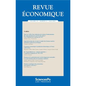 Revue économique T72-2