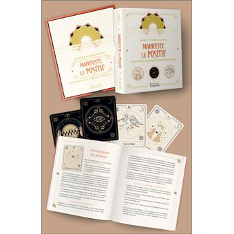 Manifeste le positif - Un livre et 64 cartes épanouissantes - Coffret