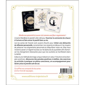 Manifeste le positif - Un livre et 64 cartes épanouissantes - Coffret