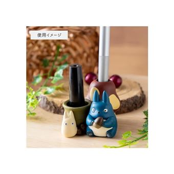 Figurine pot à crayon Mon Voisin Totoro / Totoro bleu et blanc