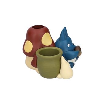 Figurine pot à crayon Mon Voisin Totoro / Totoro bleu et blanc