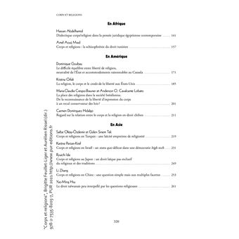 Corps et religions