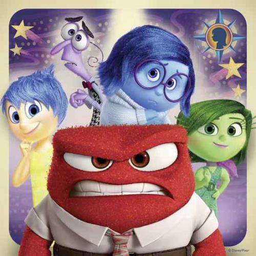 Non Communiqué Puzzle 49 Pièces : 3 Puzzles - Disney Pixar: Inside Out, Ravensburger