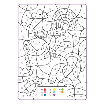 Coloriages magiques - Licornes 3+