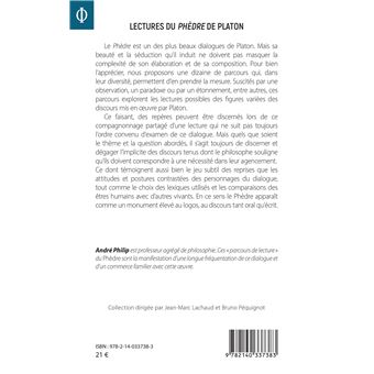 Lectures du <i>Phèdre</i> de Platon