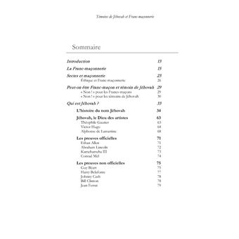 Témoins de Jéhovah et Franc-Maçonnerie : l'enquête vérité