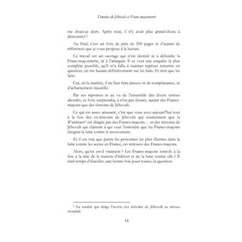 Témoins de Jéhovah et Franc-Maçonnerie : l'enquête vérité