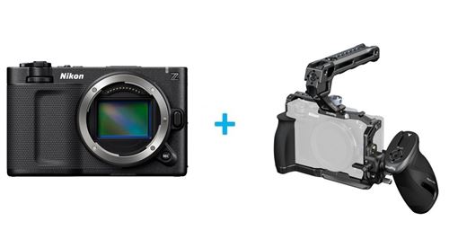 Caméra vidéo Nikon ZR Boîtier nu Noir + Kit de cage Smallrig 5468  Advanced Edition Noir et Blanc pour caméra Nikon ZR