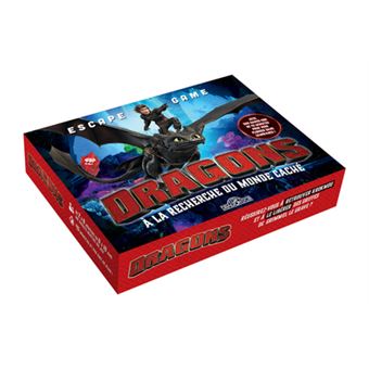 Dragons - Escape game - À la recherche du monde caché - Escape game enfants - De 2 à 5 joueurs - Dès