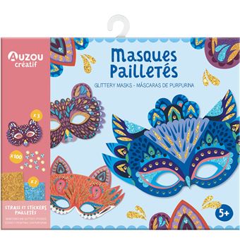 Ma pochette d'artiste - masques pailletés