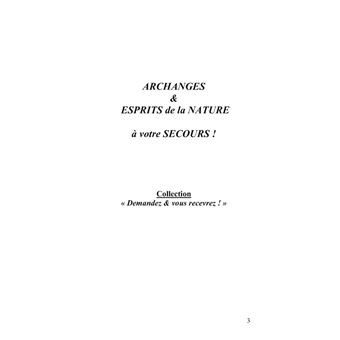 Archanges & Esprits de la Nature à votre secours !