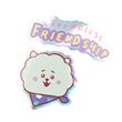 Set de 2 Stickers BT21 The Journey Vinyle RJ