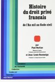 Histoire du droit privé français