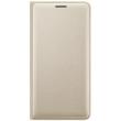 Etui Samsung Flip Wallet pour Galaxy J5 2016 Or