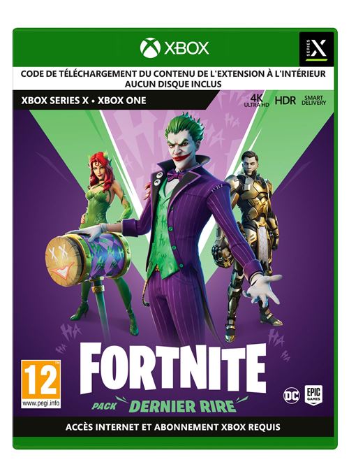 Fortnite Pack Dernier Rire (Code In A Box) X1/Xsx