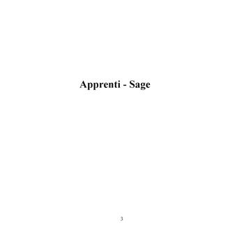 L'apprenti-sage
