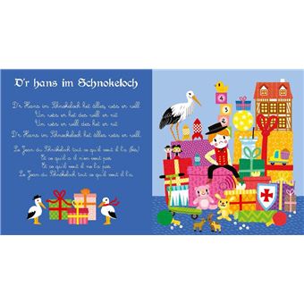 Mes premières chansons d'Alsace - Livre sonore avec 6 puces - Dès 1 an