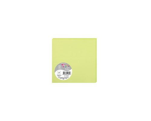 Pack de 25 cartes Pollen 135 x 135 mm Vert Bourgeon