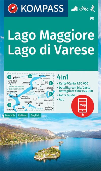 Lago maggiore / lago di varese 1 : 50 000