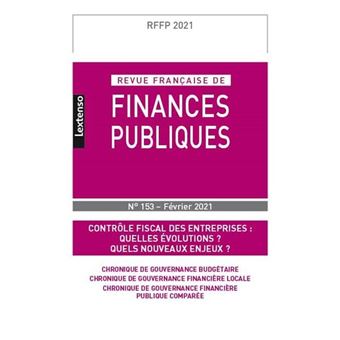 Revue Française de Finances Publiques n°153 - Février 2021