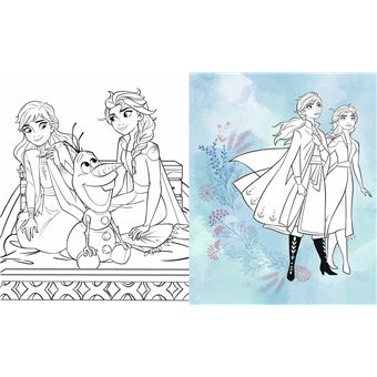 LA REINE DES NEIGES 2 - Mes Coloriages de Rêve - Arendelle - Disney