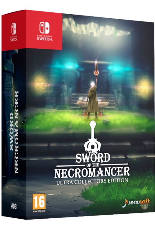 Pochette avant du jeu Sword of the Necromancer Edition Collector's Nintendo Switch