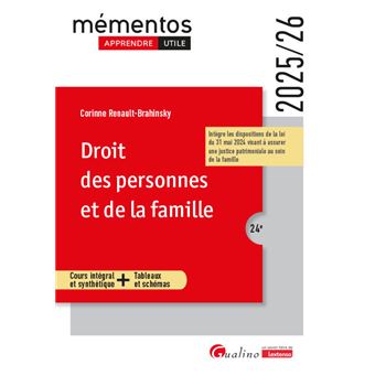 Droit des personnes et de la famille
