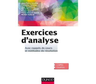 Exercices de mathématiques pour la licence
