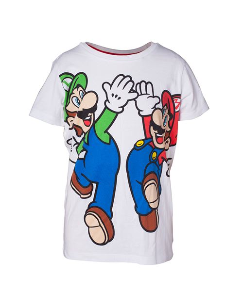 T SHIRT ENFANT 5 6 ANS NINTENDO SUPER MARIO ET LUIGI T shirt