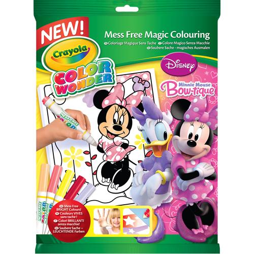 Kit Color Wonder Minnie Mouse Disney Crayola - Autres jeux créatifs ...