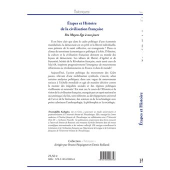 Etapes et Histoire de la civilisation française