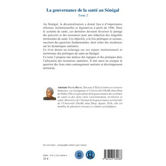 La gouvernance de la santé au Sénégal (tome 2)