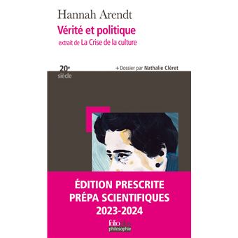 Vérité et politique