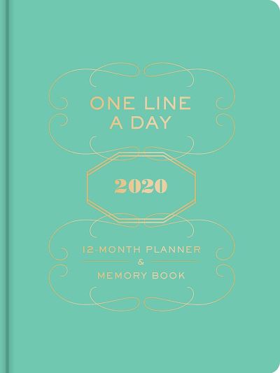 12 month planner 2020 One line a day