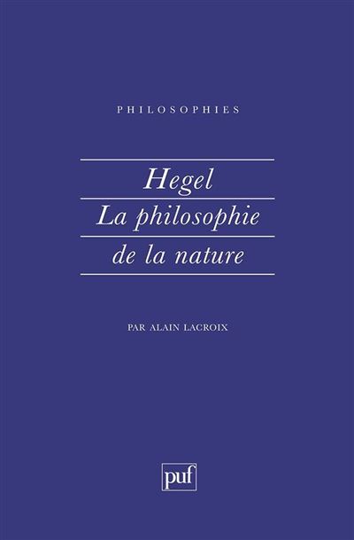 Hegel philosophie de la nature