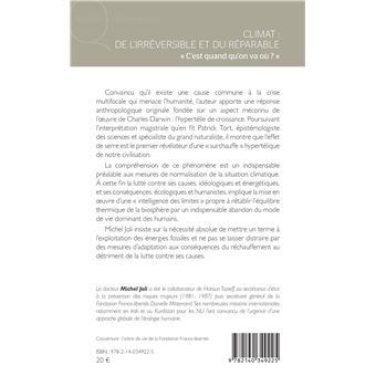 Climat : de l'irréversible et du réparable