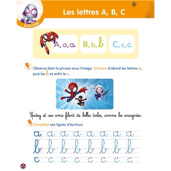 Disney - Marvel Spidey et ses amis extraordinaires - Mon année de Grande Section (5-6 ans)