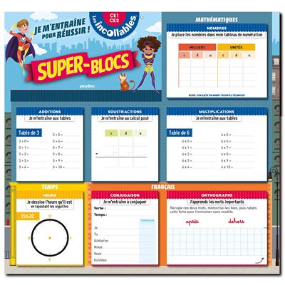 Super Blocs pour m'entrainer et réussir CE1-CE2 Cycle 2