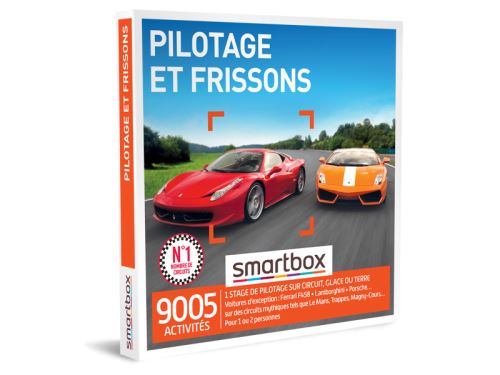 Coffret cadeau Smartbox Pilotage et frissons
