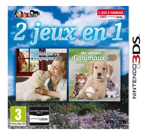 2 jeux en 1 Ma clinique à la campagne + Ma pension d animaux 3DS