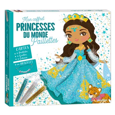 Mon coffret paillettes - Princesses du monde - Julie Camel - Boîte ou accessoire