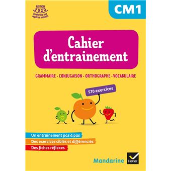 Mandarine CM1 - Français Éd. 2020 - cahier d'exercices EDL