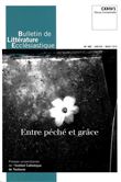 Bulletin de Littérature Ecclésiastique n°493 CXXIV/1 (janvier-mars 2023)