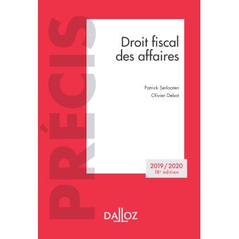 Droit fiscal des affaires 2019/2020 - 18e ed.